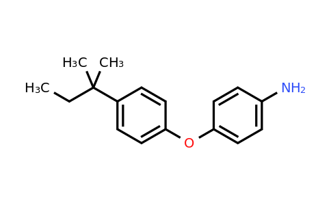 328032-81-1 | 4-[4-(2-Methylbutan-2-yl)phenoxy]aniline