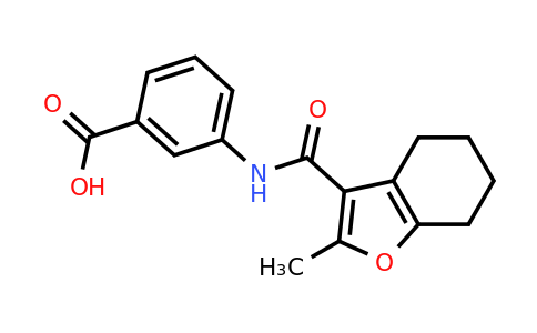 335394-27-9 | 3-(2-Methyl-4,5,6,7-tetrahydrobenzofuran-3-carboxamido)benzoic acid