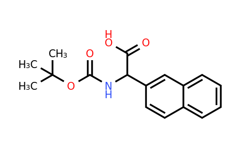 33741-79-6 | 2-((tert-Butoxycarbonyl)amino)-2-(naphthalen-2-yl)acetic acid