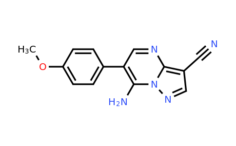 338394-48-2 | 7-Amino-6-(4-methoxyphenyl)pyrazolo[1,5-a]pyrimidine-3-carbonitrile