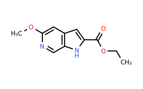 3469-63-4 | Ethyl 5-methoxy-1H-pyrrolo[2,3-c]pyridine-2-carboxylate