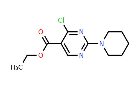 34750-24-8 | Ethyl 4-chloro-2-(piperidin-1-yl)pyrimidine-5-carboxylate