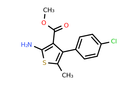 350989-57-0 | methyl 2-amino-4-(4-chlorophenyl)-5-methyl-thiophene-3-carboxylate
