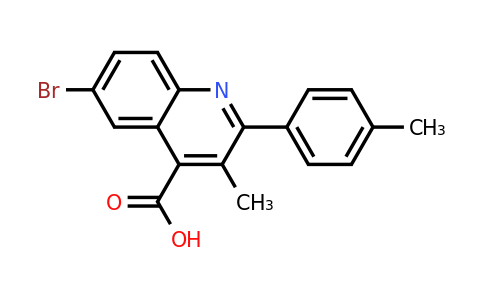351000-02-7 | 6-Bromo-3-Methyl-2-(p-tolyl)quinoline-4-carboxylic acid