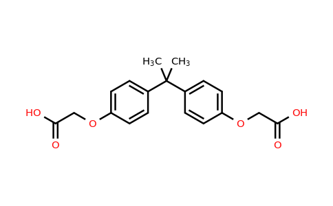 3539-42-2 | 2-[4-[2-[4-(carboxymethoxy)phenyl]propan-2-yl]phenoxy]acetic acid