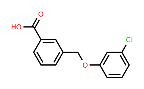 360778-44-5 | 3-[(3-Chlorophenoxy)methyl]benzoic acid