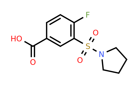 361157-90-6 | 4-Fluoro-3-(pyrrolidine-1-sulfonyl)benzoic acid