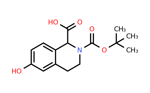 362492-00-0 | 6-hydroxy-2-[(2-methylpropan-2-yl)oxycarbonyl]-3,4-dihydro-1H-isoquinoline-1-carboxylic acid