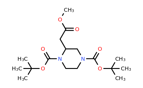 368441-99-0 | di-tert-butyl 2-(2-methoxy-2-oxoethyl)piperazine-1,4-dicarboxylate