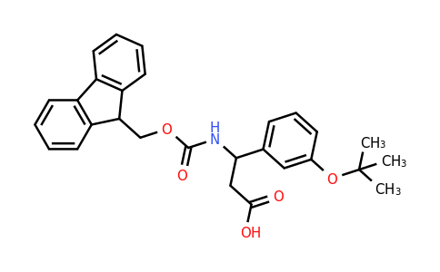 372144-16-6 | 3-((((9H-Fluoren-9-yl)methoxy)carbonyl)amino)-3-(3-(tert-butoxy)phenyl)propanoic acid
