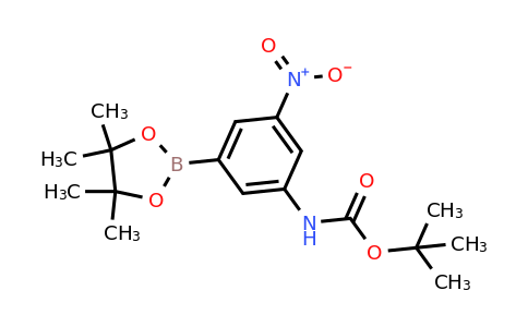 374595-05-8 | 3-BOC-amino-5-nitrophenylboronic acid, pinacol ester