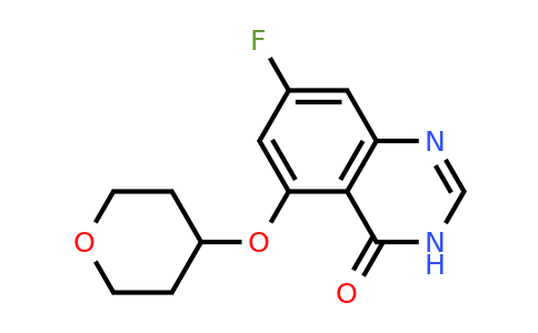 379228-59-8 | 7-Fluoro-5-((tetrahydro-2H-pyran-4-yl)oxy)quinazolin-4(3H)-one