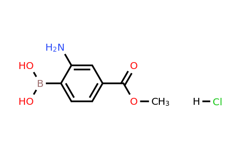 380430-55-7 | (2-Amino-4-(methoxycarbonyl)phenyl)boronic acid hydrochloride