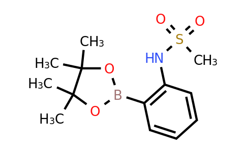 380430-60-4 | N-(2-(4,4,5,5-Tetramethyl-1,3,2-dioxaborolan-2-yl)phenyl)methanesulfonamide