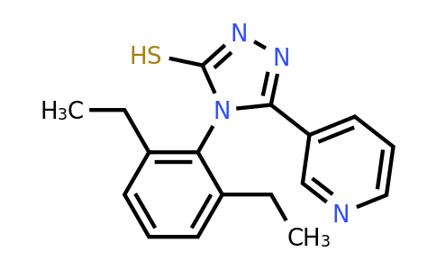380442-83-1 | 4-(2,6-Diethylphenyl)-5-(pyridin-3-yl)-4H-1,2,4-triazole-3-thiol