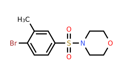 380846-85-5 | 4-((4-Bromo-3-methylphenyl)sulfonyl)morpholine