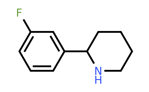 383128-42-5 | 2-(3-Fluorophenyl)piperidine