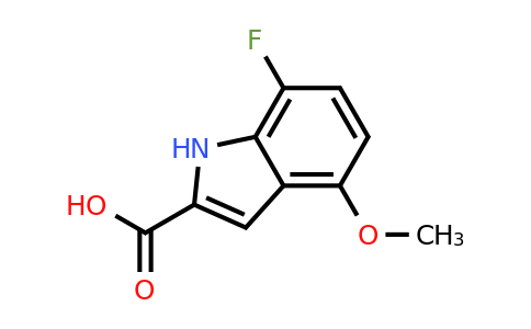 383132-91-0 | 7-fluoro-4-methoxy-1H-Indole-2-carboxylic acid