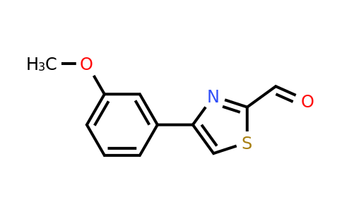 383142-95-8 | 4-(3-Methoxyphenyl)-1,3-thiazole-2-carbaldehyde