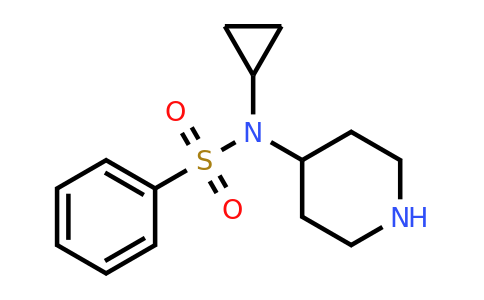 387350-82-5 | N-Cyclopropyl-N-(piperidin-4-yl)benzenesulfonamide