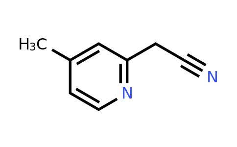 38746-50-8 | 2-(4-Methylpyridin-2-yl)acetonitrile
