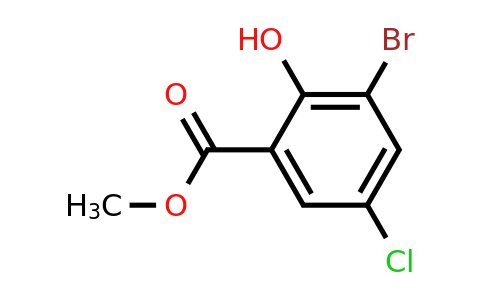 4068-71-7 | Methyl 3-bromo-5-chloro-2-hydroxybenzoate