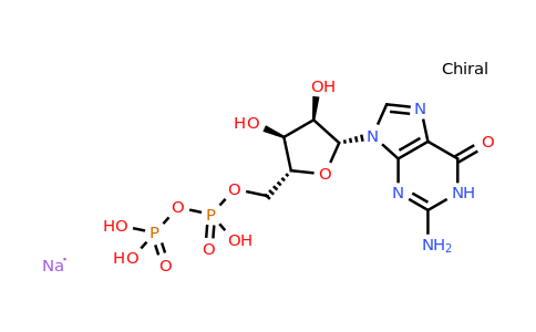 43139-22-6 | ((2R,3S,4R,5R)-5-(2-Amino-6-oxo-1,6-dihydro-9H-purin-9-yl)-3,4-dihydroxytetrahydrofuran-2-yl)methyl trihydrogen diphosphate, sodium salt