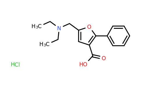 435341-94-9 | 5-((Diethylamino)methyl)-2-phenylfuran-3-carboxylic acid hydrochloride