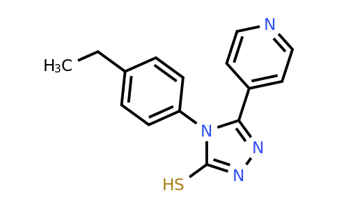 438030-02-5 | 4-(4-Ethylphenyl)-5-(pyridin-4-yl)-4H-1,2,4-triazole-3-thiol
