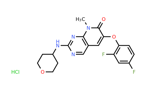 449808-64-4 | 6-(2,4-Difluorophenoxy)-8-methyl-2-[(tetrahydro-2H-pyran-4-yl)amino]pyrido[2,3-d]pyrimidin-7(8H)-one hydrochloride