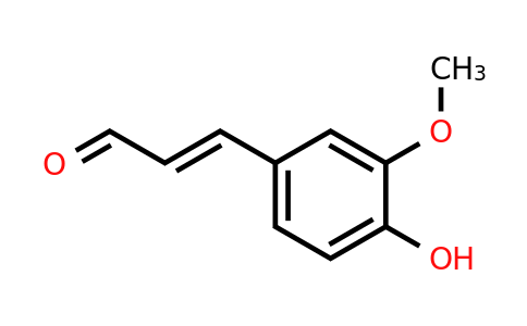 458-36-6 | 4-Hydroxy-3-Methoxycinnamaldehyde