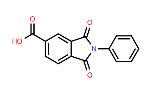 4649-27-8 | 1,3-Dioxo-2-phenylisoindoline-5-carboxylic acid
