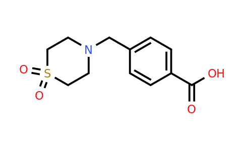 465514-21-0 | 4-((1,1-Dioxidothiomorpholino)methyl)benzoic acid