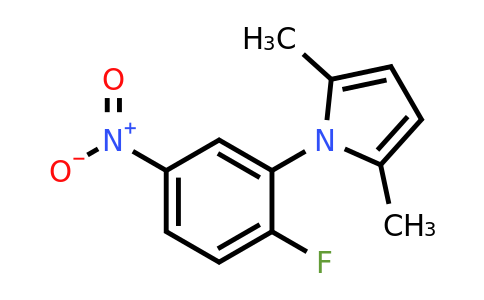465514-85-6 | 1-(2-Fluoro-5-nitrophenyl)-2,5-dimethyl-1H-pyrrole