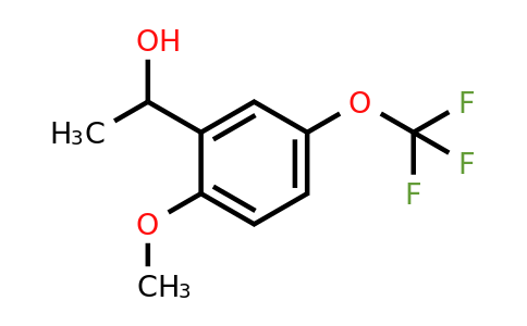 468074-91-1 | 1-(2-Methoxy-5-(trifluoromethoxy)phenyl)ethanol