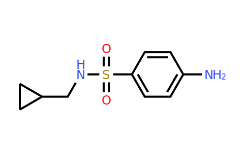 477723-17-4 | 4-Amino-N-(cyclopropylmethyl)benzene-1-sulfonamide