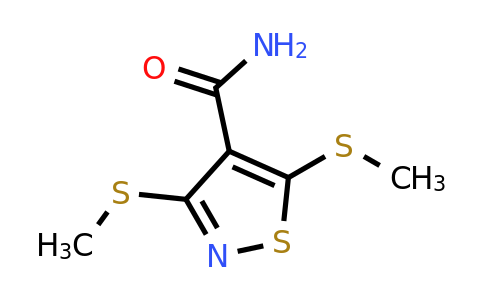4886-14-0 | 3,5-Bis(methylthio)isothiazole-4-carboxamide