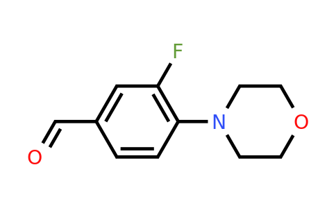 495404-90-5 | 3-Fluoro-4-morpholinobenzaldehyde