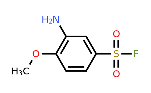 498-74-8 | 3-Amino-4-methoxybenzene-1-sulfonyl fluoride