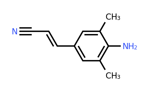 500292-94-4 | (E)-3-(4-Amino-3,5-dimethylphenyl)acrylonitrile