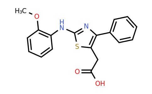 501914-49-4 | 2-{2-[(2-methoxyphenyl)amino]-4-phenyl-1,3-thiazol-5-yl}acetic acid