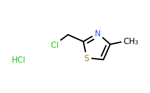 50398-72-6 | 2-(Chloromethyl)-4-methyl-1,3-thiazole hydrochloride