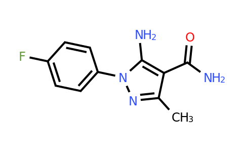 51516-81-5 | 5-Amino-1-(4-fluorophenyl)-3-methyl-1H-pyrazole-4-carboxamide