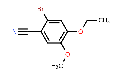 515846-45-4 | 2-Bromo-4-ethoxy-5-methoxybenzonitrile