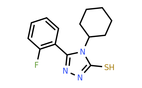 522606-86-6 | 4-Cyclohexyl-5-(2-fluorophenyl)-4H-1,2,4-triazole-3-thiol