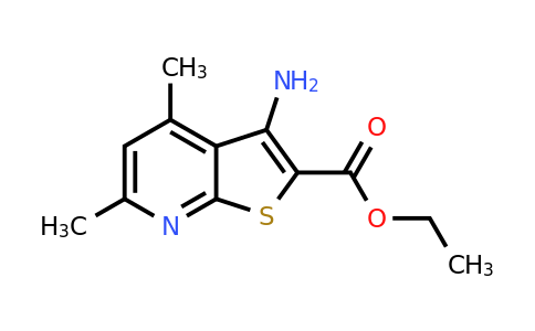 52505-56-3 | Ethyl 3-amino-4,6-dimethylthieno[2,3-b]pyridine-2-carboxylate
