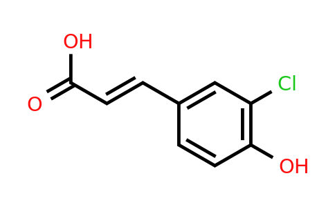 52507-43-4 | 3-Chloro-4-hydroxycinnamic acid