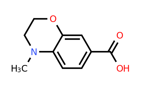 532391-89-2 | 4-Methyl-3,4-dihydro-2H-benzo[b][1,4]oxazine-7-carboxylic acid