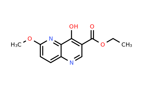 53241-92-2 | Ethyl 4-hydroxy-6-methoxy-1,5-naphthyridine-3-carboxylate
