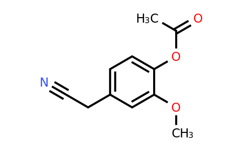 5438-51-7 | 4-(Cyanomethyl)-2-methoxyphenyl acetate